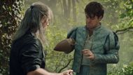 Jaskier shouting his wishes to the Djinn | Image via Netflix